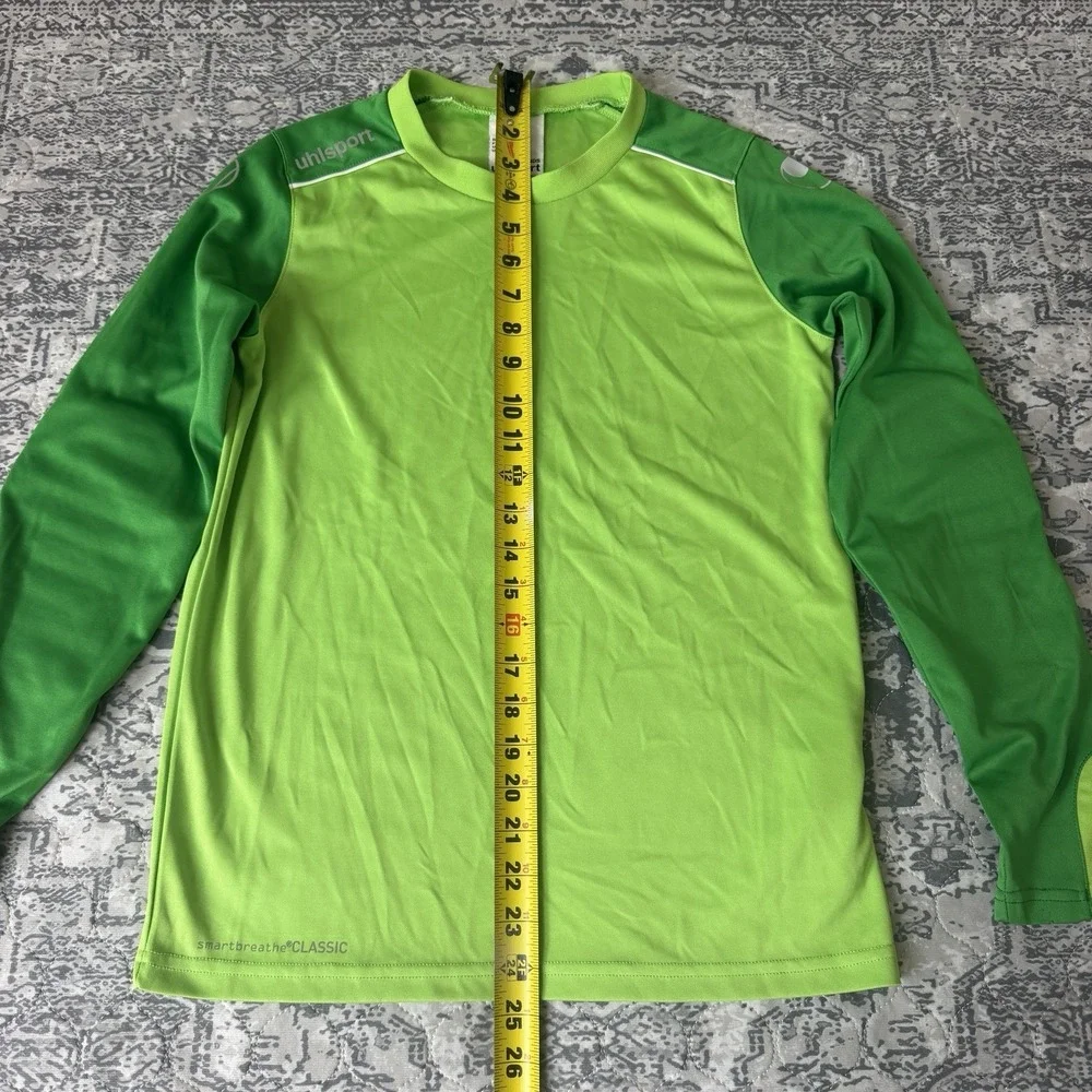 Uhlsport Kids Goalkeeper Soccer Football Shirt Jersey Padded Youth Size 13-14